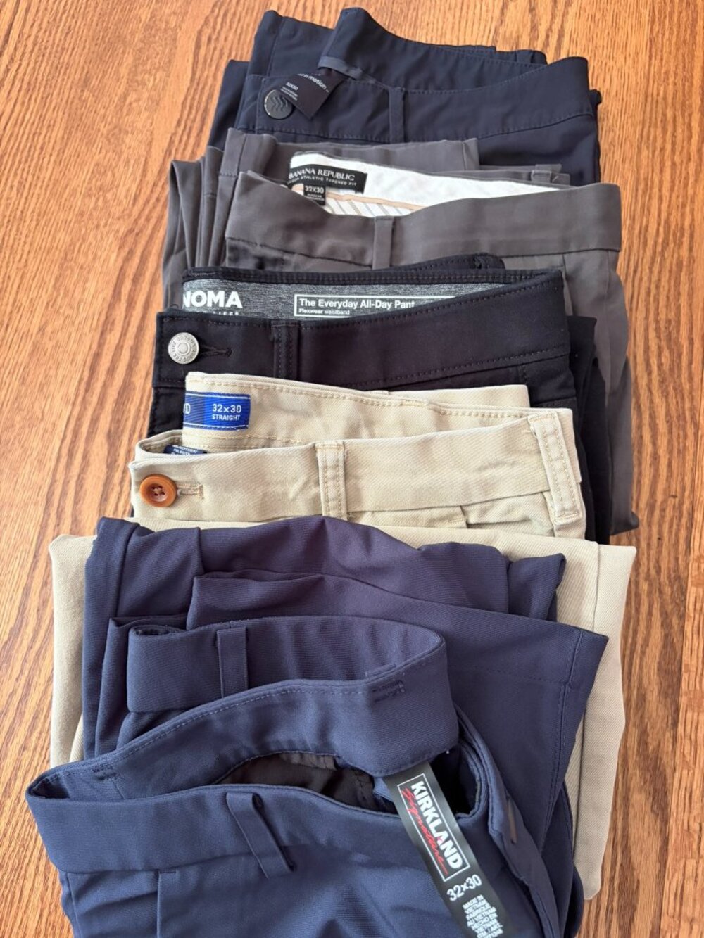 Lot of 5 Men's Chino/Khaki/Dress Pants 32x30
